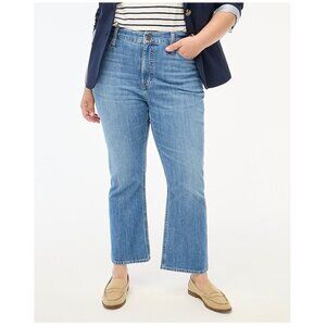 J. Crew Mid-Rise Flare Crop Leg Jeans All Day Stretch Size 30